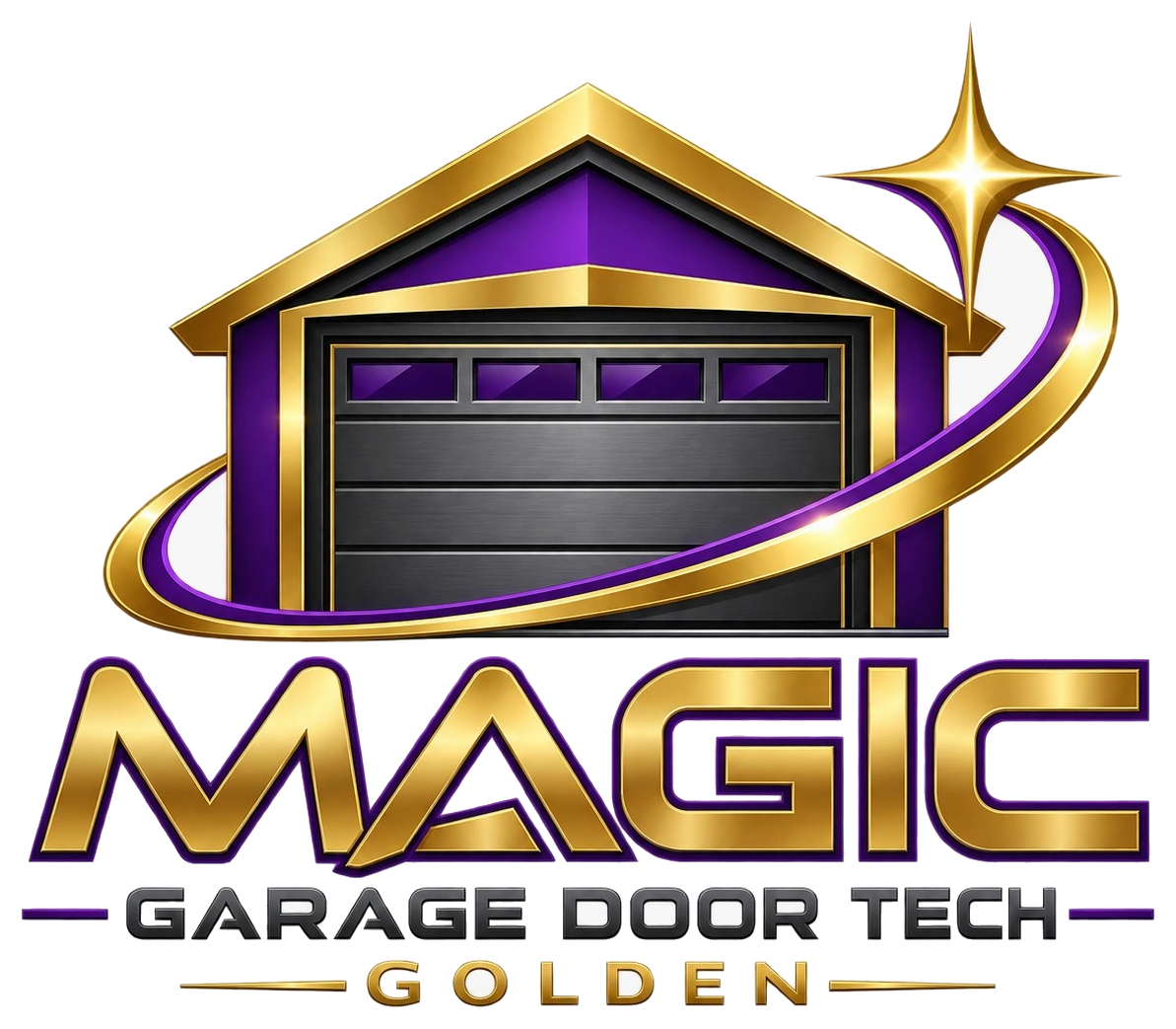 Magic Garage Door Tech Golden logo